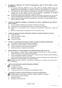 Examen de Psicolog&iacute;a: Consentimiento Informado, Hipoman&iacute;a y M&aacute;s