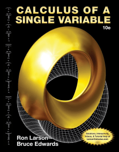Calculus of a Single Variable Textbook, 10th Edition