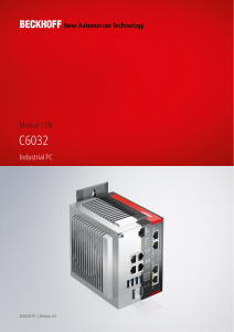 Beckhoff C6032 Industrial PC Manual | Installation & Maintenance