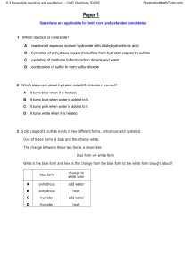 CAIE IGCSE Chemistry: Reversible Reactions & Equilibrium Questions