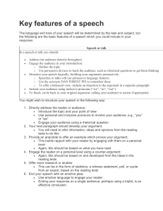 Key Features of a Speech: Guide to Effective Communication