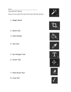 Photoshop Tool Matching Worksheet
