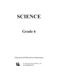 Grade 6 Science Textbook