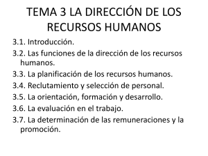 Dirección de Recursos Humanos: Planificación, Selección y Más