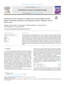 Mg Alloy Hydrogen Production: LCA & Eco-Design