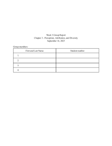 Week 3 Group Report: Perception, Attribution, and Diversity in Hiring