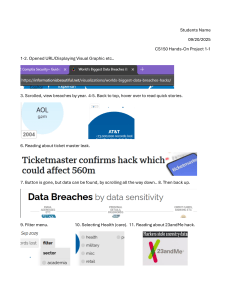 Data Breach Analysis Project: CS150 Hands-On