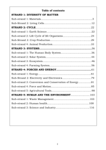 Middle School Science Curriculum: Matter, Energy, Systems & Environment