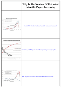 Scientific Paper Retractions: Trends & Reasons