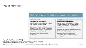 Motivation verstehen: Intrinsische & extrinsische Faktoren im HRM