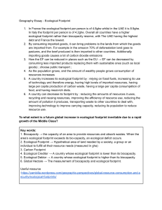 Ecological Footprint: Impact of Middle Class Growth & Mitigation