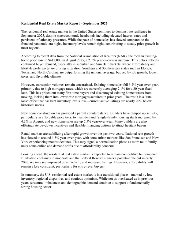 us-residential-real-estate-market-report-september-2025-analysis