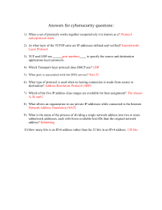 Cybersecurity Questions & Answers: Networking & IP Basics