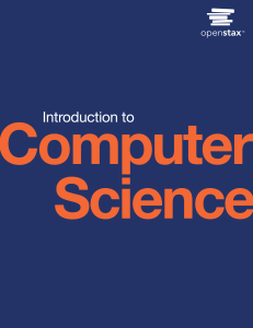 Introduction to Computer Science Textbook