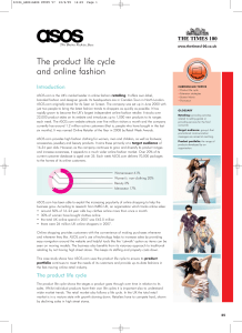 ASOS.com Case Study: Product Life Cycle & Online Fashion Marketing
