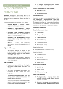 Fundamentals of Surveying: Introduction, Methods & Distance Measurement