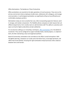 Office Workstations: Boosting Team Productivity & Employee Satisfaction