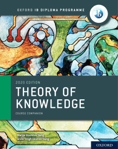 Theory of Knowledge Course Companion - IB Diploma