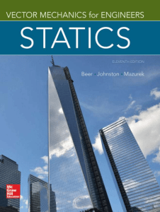 Vector Mechanics for Engineers: Statics Textbook