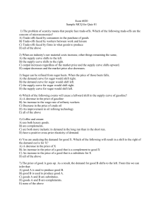 Econ 6020 Sample Quiz: Microeconomics MCQ