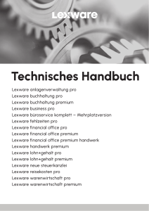 Lexware Technisches Handbuch