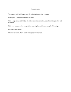 Bridge Engineering Research Paper Assignment