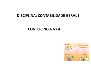 Contabilidade Geral I: Elementos Patrimoniais e Fatos