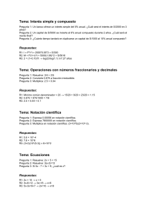 Problemas de matem&aacute;ticas: inter&eacute;s, fracciones, ecuaciones, trigonometr&iacute;a
