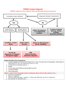 FORDEC & DODAR Decision Making Models for Aviation Safety