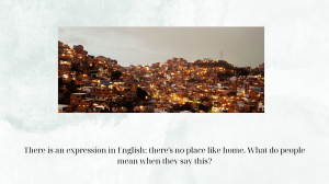 Types of Houses & 'No Place Like Home' Meaning