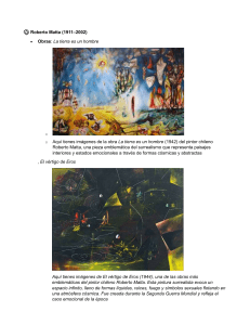 Artistas Chilenos: Matta, Bravo, Mira - Resumen de Historia del Arte