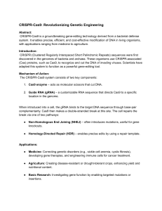 CRISPR-Cas9: Revolutionizing Genetic Engineering | Overview