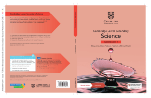 Cambridge Lower Secondary Science Workbook 9