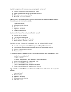 Examen Business Model Canvas