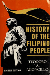 History of the Filipino People - Teodoro A. Agoncillo (8th Edition)