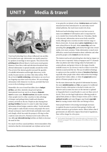 Media & Travel: Technology's Impact, Environmental Costs & IELTS Training