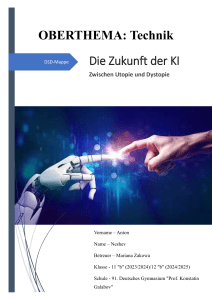 Die Zukunft der KI: Utopie oder Dystopie? DSD-Mappe