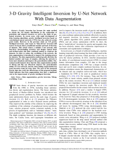 3-D Gravity Inversion with U-Net and Data Augmentation