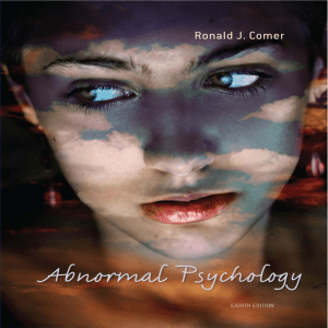 Abnormal Psychology 8th Edition by Ronald J. Comer