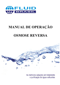 Manual de Opera&ccedil;&atilde;o FLUID