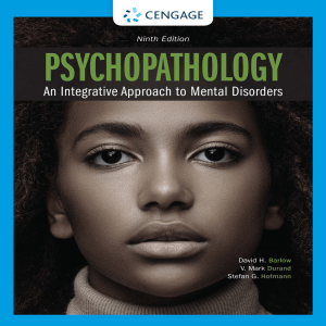 Psychopathology Textbook: An Integrative Approach to Mental Disorders