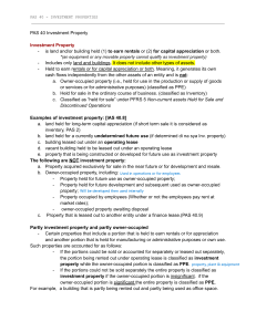 PAS 40 Investment Property: Accounting Standard Guide & Measurement