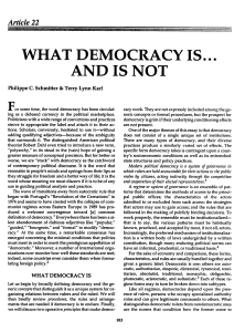 What is Democracy? Definition & Principles