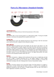 Micrometer Parts & Types: Standard Outside, Inside, Depth Explained
