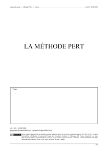  PERT cours