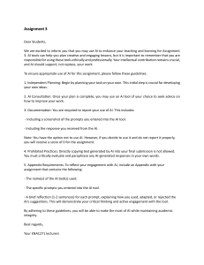 Assignment 3: AI Guidelines for Teaching & Language Skill Development