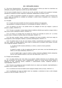 NR 8 - Normas de Seguran&ccedil;a em Edifica&ccedil;&otilde;es no Brasil