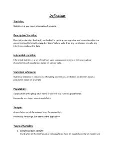Statistics Definitions: Key Terms and Concepts Explained