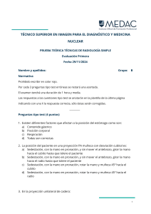 Examen Radiolog&iacute;a Simple - MEDAC