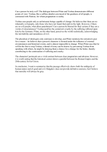 Pilate and Yeshua: Good vs. Evil in Human Nature